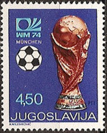 YUGOSLAVIA 1974 World Cup Football Championships West Germany MNH - Neufs