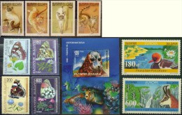 BULGARIA Lot Of 3 Sets + S/S MNH FAUNA Animals Birds Insects BUTTERFLIES CATS DUCK SEAL TURTLE - Collections, Lots & Series