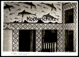 ÄLTERE POSTKARTE KNOSSOS GRIECHENLAND MEGARON Delphine Delfine Delfin Dolphin Dauphin Greece Postcard Cpa Ansichtskarte - Dolphins