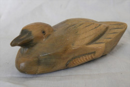 CANARD Figurine Sculptée En CORNE - Statuette Sculpture - Altri & Non Classificati