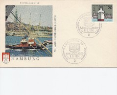 Port - Hafen  Hamburg    Fdc.   Germany  S-1865 - Maritime