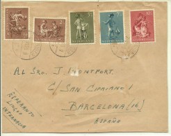 CARTA 1955 - Storia Postale