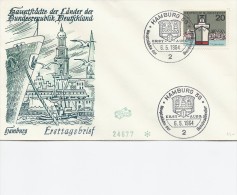 Port - Hafen  Hamburg    Fdc.   Germany  S-1866 - Maritime