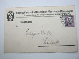 GLEIWITZ , Firmenkarte 1921 - Other & Unclassified