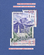 1960 N° 1241 MASSIF DU GRAND BENARD  OBLITÉRÉ NUANCE COULEURS - Used Stamps