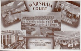 MARSHAM COURT HOTEL - EAST CLIFF - BOURNEMOUTH - HANTS - - Bournemouth (until 1972)