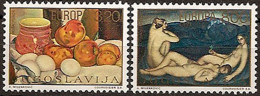 YUGOSLAVIA 1975 Europa Paintings Set MNH - Unused Stamps