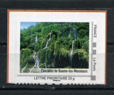 Cascades De Beaumes Les Messieurs . Adhésif Neuf ** . Collector " LA FRANCHE COMTE  " 2010 - Collectors