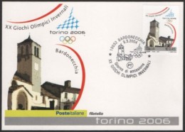 ITALIA BARDONECCHIA (TO) 2004 - OLYMPIC WINTER GAMES TORINO 2006 - FIRST DAY - CARTOLINA POSTE ITALIANE - Invierno 2006: Turín