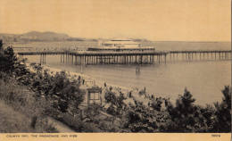 1930 CIRCA COLWYN BAY THE PROMENADE AND PIER - Contea Sconosciuta