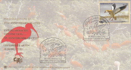 United Nations 2003 30th Anniversary Of CITES, Altopocher Aegyptiacus, FDC - Sonstige & Ohne Zuordnung