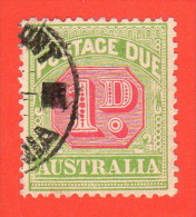 AUS SC #J40 U  1909 1p Postage Due, CV $9.75 - Portomarken