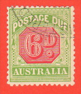 AUS SC #J44 U  1909 6p Postage Due, CV $4.50 - Portomarken