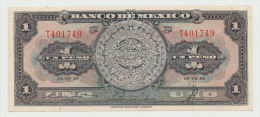 Mexico 1 Peso 1950 AUNC+ Pick 46b  46 B  SERIE CP - Mexiko