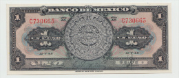 Mexico 1 Peso 12-V- 1948 UNC NEUF Pick 38d  38 D  Series AD - México