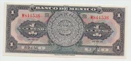 Mexico 1 Peso 1950 UNC NEUF Pick 46b  46 B  SERIE CD - Mexiko