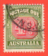 AUS SC #J89 U  1958 4p Postage Due Typ I, CV $10.00 - Strafport