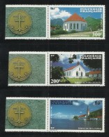 French Polynesia 1986 Churches MNH - Unused Stamps