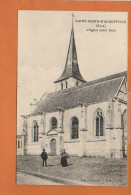 27 Saint AUBIN D'Escroville : L'église - Saint-Aubin-d'Ecrosville