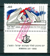 Israel - 1990, Michel/Philex No. : 1157, With RED "SPECIMEN" Overprint - MNH - *** - - Non Dentellati, Prove E Varietà