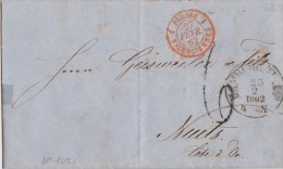 PRUSSE E LETTRE AVEC  CORRESPONDANCE 1862 - Lettres & Documents
