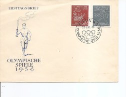 JO De Melbourne -1956 ( FDC De DDR à Voir) - Estate 1956: Melbourne