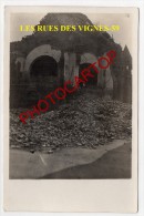 LES RUES DES VIGNES-Carte Photo Allemande-Guerre 14-18-1WK-Frankreich-France-59- - Marcoing