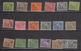 PORTUGAL °. 1953-56 LOT DE 19 TIMBRES - Oblitérés