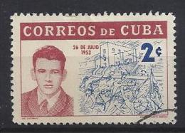 Cuba  1962  9th Ann. Of "Rebel Day"  2c  (o) - Used Stamps