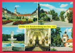 159085 / Reichersberg Am Inn. OÖ  - AUGUSTINER CHORHERRENSTIFT , ORTSBILD , GARTENBRUNNEN , KIRCHE  INNEN - Austria - Ried Im Innkreis