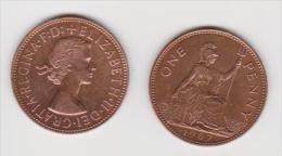 GRAN BRETAGNA  1 PENNY  ANNO 1967 - D. 1 Penny