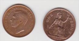 GRAN BRETAGNA  1 PENNY  ANNO 1944 - D. 1 Penny
