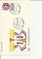 EUROPEAN COMMUNITY -1969  BENELUX  25 ANNIVERSARY LUXEMBOURG FDC W1 STAMP 793  POSTMARKED SEPT 8,1969  RE:86 1-2 - European Community