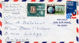 USA. N°904 De 1970 Sur Enveloppe Ayant Circulé. Lutte Contre La Pollution. - Polucion