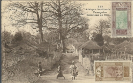 Etr - Guinée - Afrique Occidentale Française - Intérieur De Village - Guinea