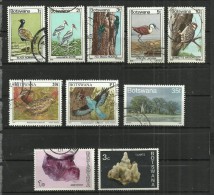 TEN AT A TIME - BOTSWANA - LOT OF 10 DIFFERENT - USED OBLITERE GESTEMPELT USADO - Botswana (1966-...)