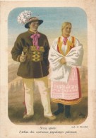 CPSM POLOGNE - L'Atlas Des Costumes Polonais - Stroj Spiski - Polonia