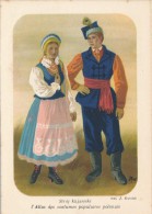 CPSM POLOGNE - L´Atlas Des Costumes Polonais - Stroj Kujaroski - Polen