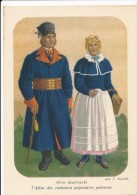 CPSM POLOGNE - L´Atlas Des Costumes Polonais - Stroj Dzierzacki - Polonia