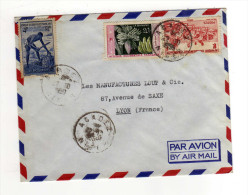 LETTRE DU NIGER -  AGADEZ VERS LYON 1959 - Lettres & Documents