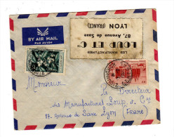 LETTRE DU SENEGAL -  ZIGUMICHOR VERS LYON 1959 - Briefe U. Dokumente