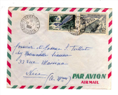 LETTRE DE MADAGASCAR -  TANANARIVE VERS NICE 1964 - Lettres & Documents