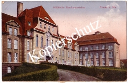 Neuss A. Rh. 1920, Städtische Krankenanstalten   (z1672) - Neuss