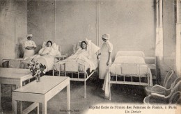 PARIS HOPITAL ECOLE DE L´UNION DES FEMMES DE FRANCE UN DORTOIR INFIRMIERES MALADES - Santé, Hôpitaux