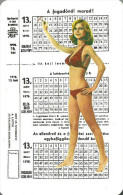 GAMBLING * LOTTERY FOOTBALL POOL * FOUR LEAF CLOVER * WOMAN GIRL * EROTIC SEXY * CALENDAR * Sportfogadas 1976 * Hungary - Formato Piccolo : 1971-80