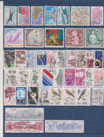 France Oblitéré 1973 à 1984 Lot De 42 Timbres Cote 31,60 Euros - Collections