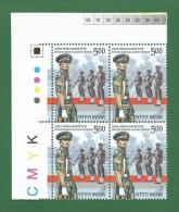 INDIA 2013 - OFFICERS TRAINING ACADEMY CHENNAI - MNH ** Traffic Lights Color BLOCK Of 4 - OTA ARMY - As Per Scan - Neufs