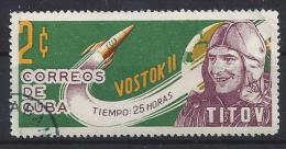 Cuba  1963  Cosmic Flights: Titov  2c  (o) - Usati