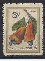 Cuba  1963  Fruits: Cashew Nut  3c  (o) - Used Stamps