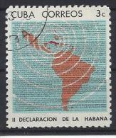 Cuba  1964  2nd Declaration Of Havana  3c  (o) - Used Stamps